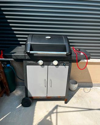 barbecue a gas