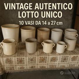 Lotto vasi in ceramica anni '50 varie dimensioni 