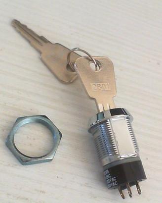 Chiave  lucchetto elettrico  2A a 250V