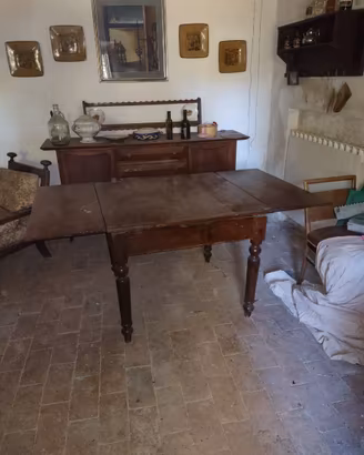 Tavolo rustico allungabile da casale o da cucina