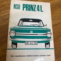 Nsu Prinz 4L libretto d’uso
