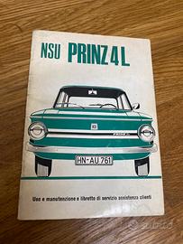 Nsu Prinz 4L libretto d’uso