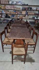 TAVOLI CON PIANO IN MARMO