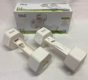 Coppia manubri Everlast 1 kg per Nintendo Wii