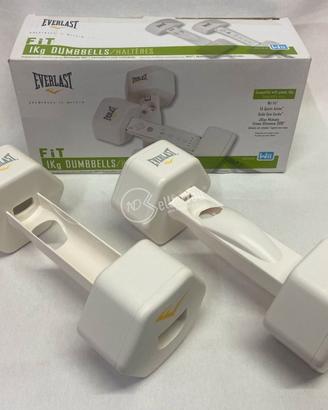 Coppia manubri Everlast 1 kg per Nintendo Wii