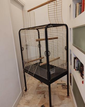 elegante voliera gabbia da appartamento 
