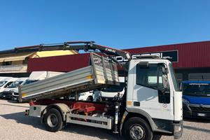 IVECO EUROCARGO 100E18 GRU HIAB + RIBALTABILE