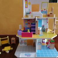 Casa bambole in legno