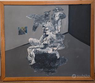 Jules Maidoff - Interno 1979 Olio su tela