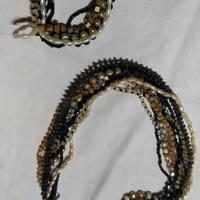 collana e bracciale perline