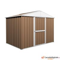 Box baracca lamiera Acciaio 275x175 tortora