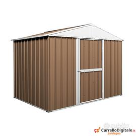 Box baracca lamiera Acciaio 275x175 tortora
