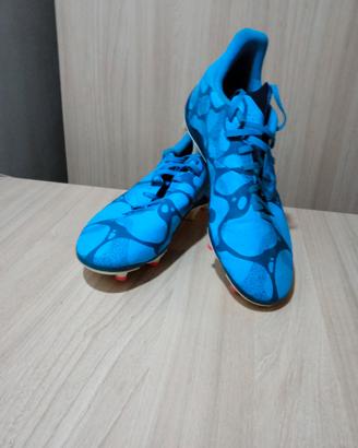scarpe da calcio azzurre con tacchetti taglia 39