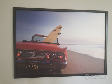 Canvas ikea spiaggia macchina surf