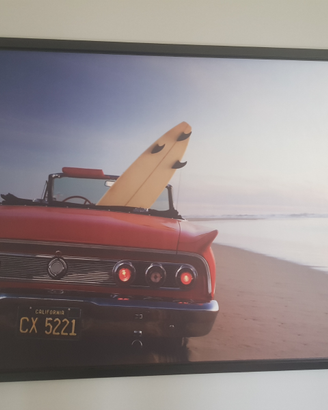 Canvas ikea spiaggia macchina surf