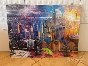 Puzzle 1500 pezzi New York – Manhattan by night