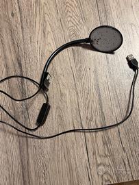 Lampada LED USB rotonda con braccio flessibile