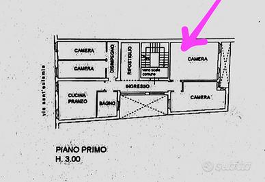 Stanza Centro Storico fronte Duomo