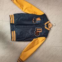 Bomber uomo varsity in pelle Zara Wherever Possibi