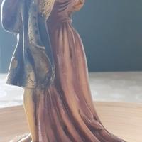 Statuina in resina Giulietta e Romeo bacio