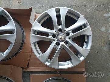 4 Cerchi in Lega 17" Originali Mercedes Classe C 