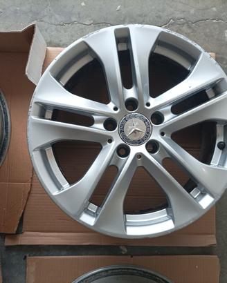 4 Cerchi in Lega 17" Originali Mercedes Classe C 