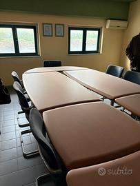 Tavolo componibile per riunioni studio 8 metri