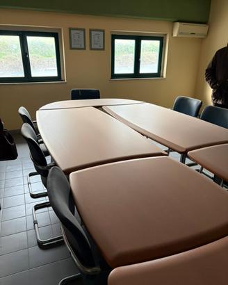 Tavolo componibile per riunioni studio 8 metri