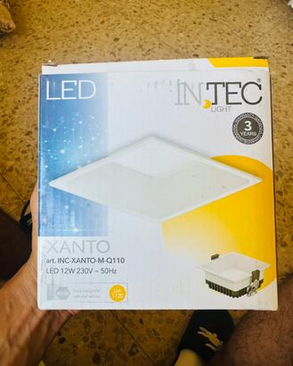 Faretto LED da incasso INTEC XANTO 12W NUOVO