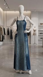 abito lungo jeans 