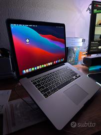 MacBook Pro15" Retina-Intel i7/16GB RAM SSD500gb