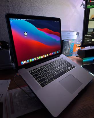 MacBook Pro15" Retina-Intel i7/16GB RAM SSD500gb