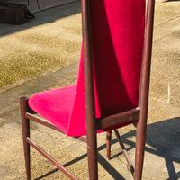 Sedia "High-Back" in Palissandro Brasiliano - Desi