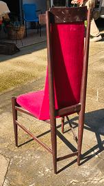 Sedia "High-Back" in Palissandro Brasiliano - Desi