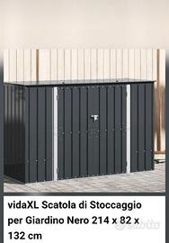 box in lamiera d'acciaio per giardino