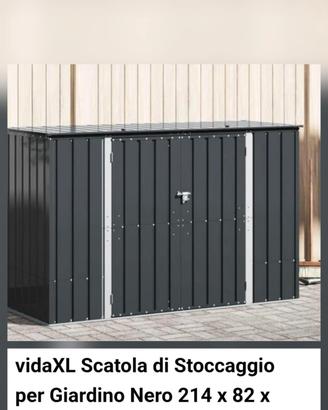 box in lamiera d'acciaio per giardino