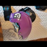 Protezioni skate con caschetto taglia small