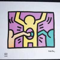 Keith Haring - "Pop Shop I" - Numerata con Timbro