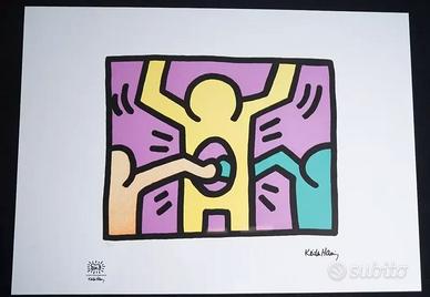 Keith Haring - "Pop Shop I" - Numerata con Timbro