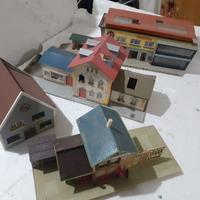 lotto edifici stazioni modellismo ferroviario h0 