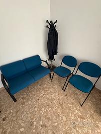 Divano poltrona sala attesa e x2 sedute clienti