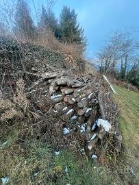 Legna da ardere in stanga