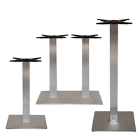 Base Tavolo In Acciaio Inox Bar Ristorante Hotel