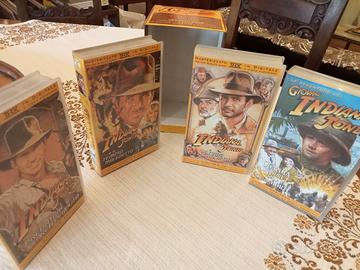 Cofanetto 4 VHS Indiana Jones 