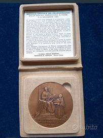 Medaglia Ufficiale pellegrinaggio Roma Novem. 1983