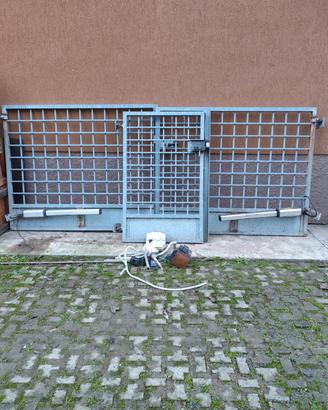 Cangelo elettrico zincato con cancelletto 