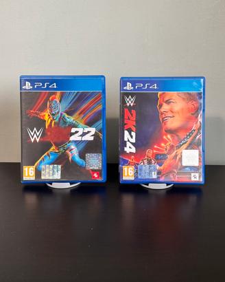 Lotto WWE 2K22 + 2K24 PS4