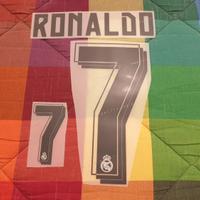 Nameset #7 CRISTIANO RONALDO Real Madrid 2015/2016