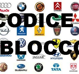 PIN Autoradio ORIGINALE codice sblocco