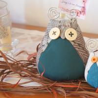 Gufo in stoffa arredo